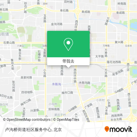 卢沟桥街道社区服务中心地图