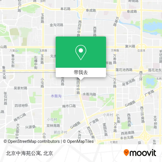 北京中海苑公寓地图