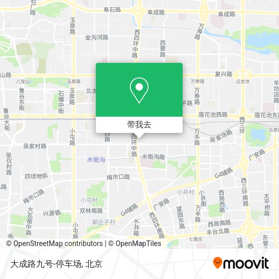 大成路九号-停车场地图