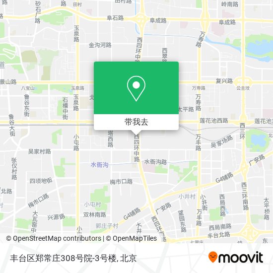 丰台区郑常庄308号院-3号楼地图