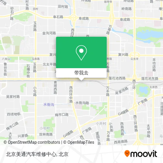 北京美通汽车维修中心地图