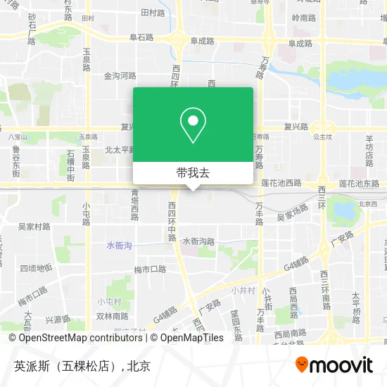 英派斯（五棵松店）地图
