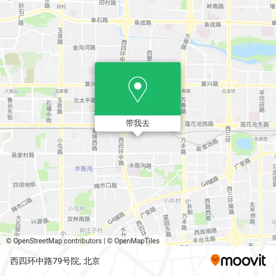 西四环中路79号院地图