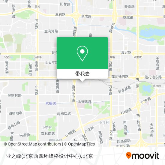 业之峰(北京西四环峰格设计中心)地图