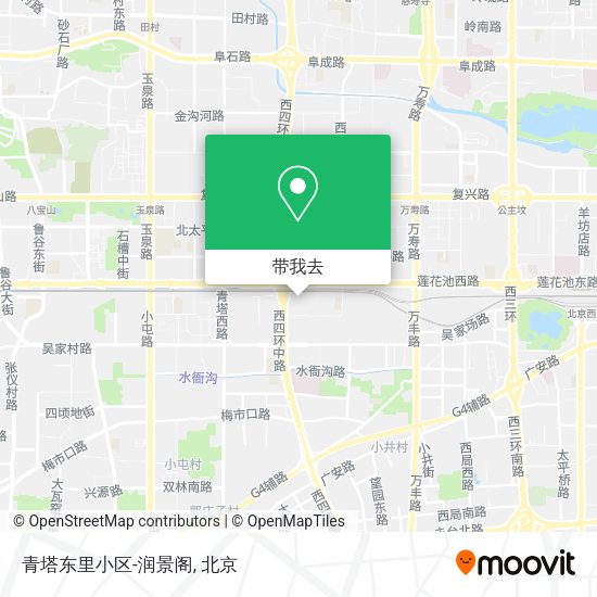 青塔东里小区-润景阁地图