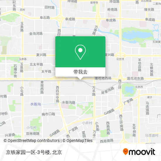 京铁家园一区-3号楼地图