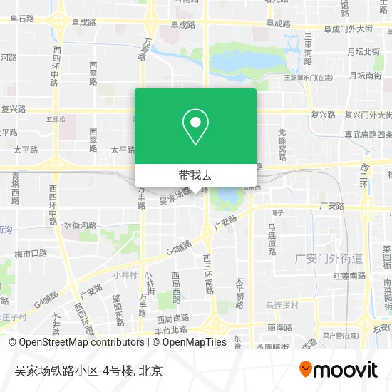 吴家场铁路小区-4号楼地图