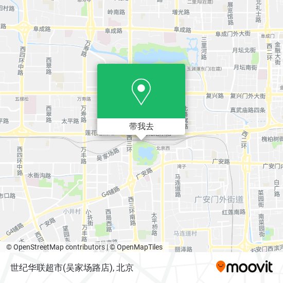 世纪华联超市(吴家场路店)地图