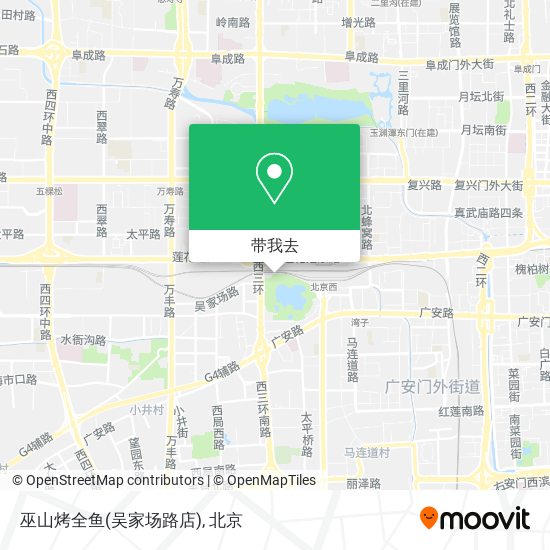 巫山烤全鱼(吴家场路店)地图