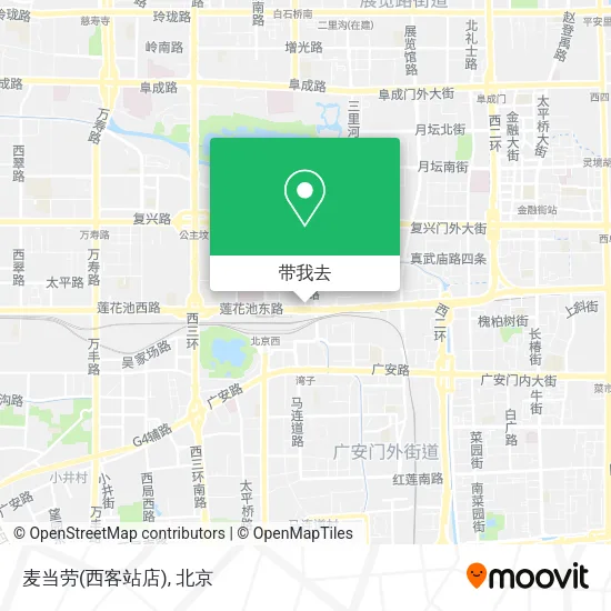 麦当劳(西客站店)地图