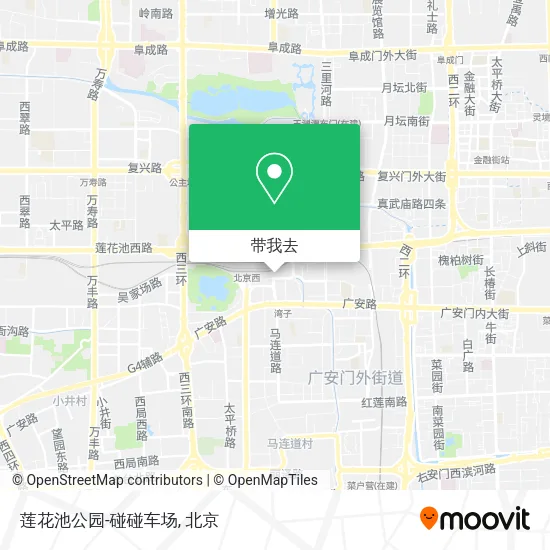 莲花池公园-碰碰车场地图