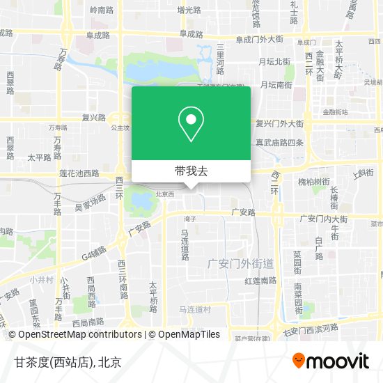 甘茶度(西站店)地图