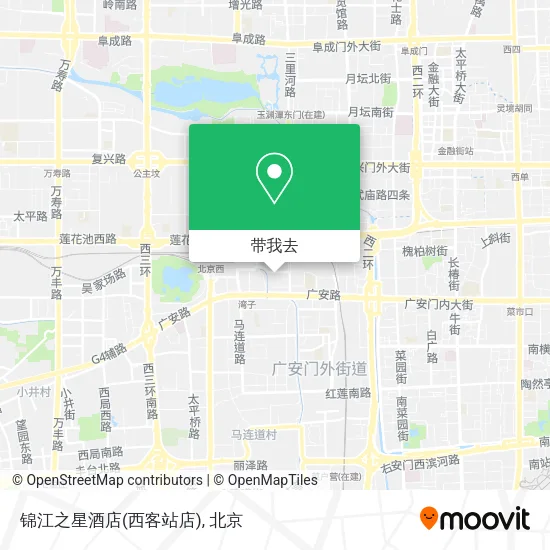 锦江之星酒店(西客站店)地图