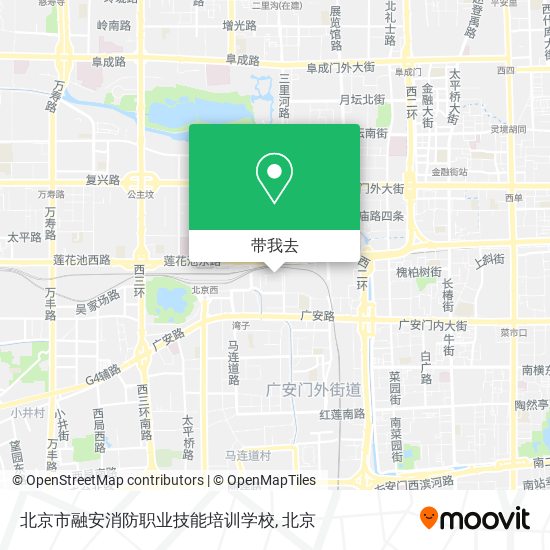 北京市融安消防职业技能培训学校地图