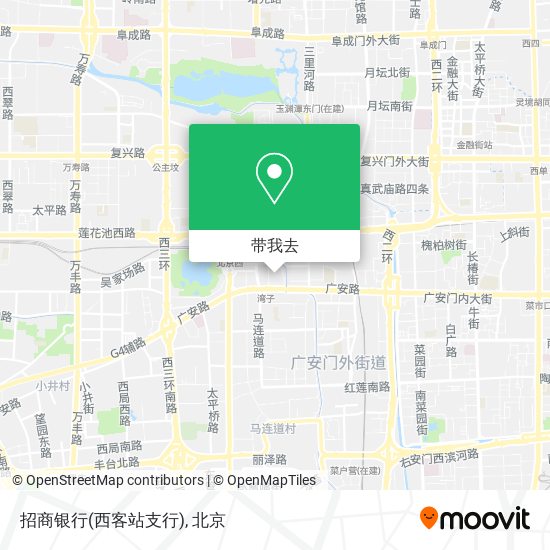 招商银行(西客站支行)地图
