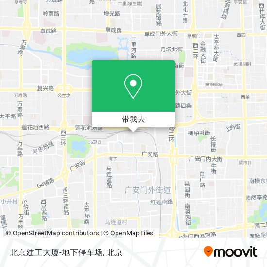北京建工大厦-地下停车场地图