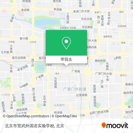 北京市宣武外国语实验学校地图