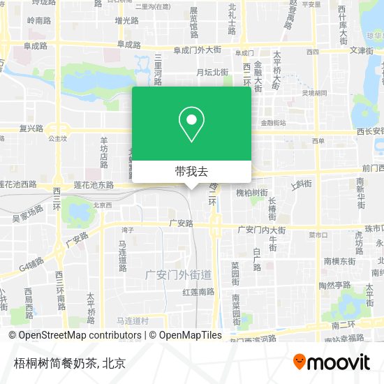 梧桐树简餐奶茶地图