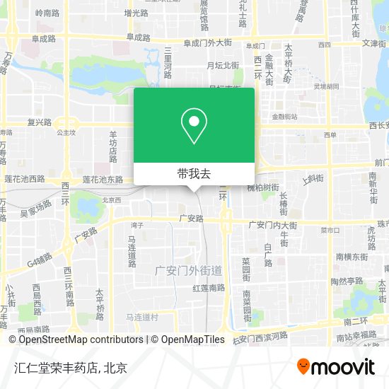 汇仁堂荣丰药店地图