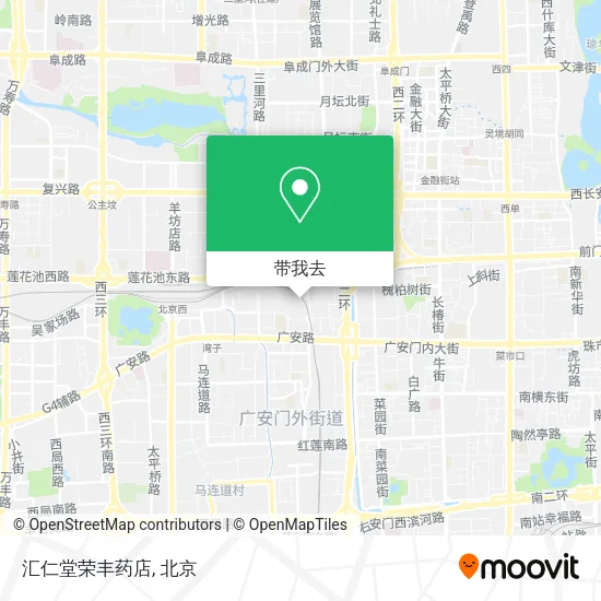 汇仁堂荣丰药店地图