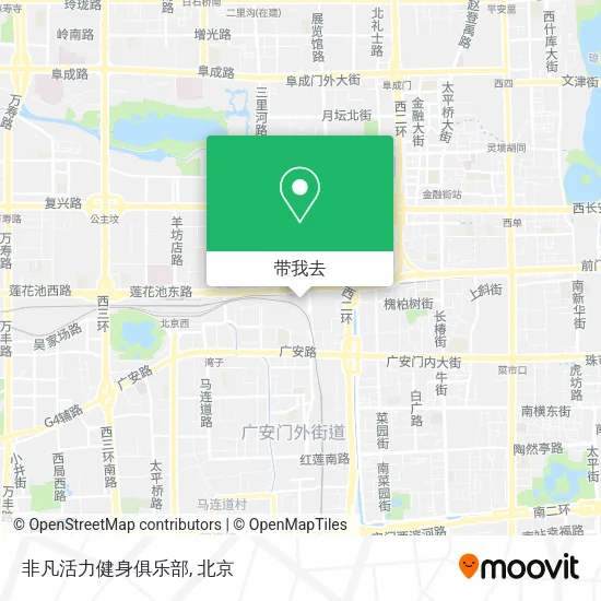 非凡活力健身俱乐部地图