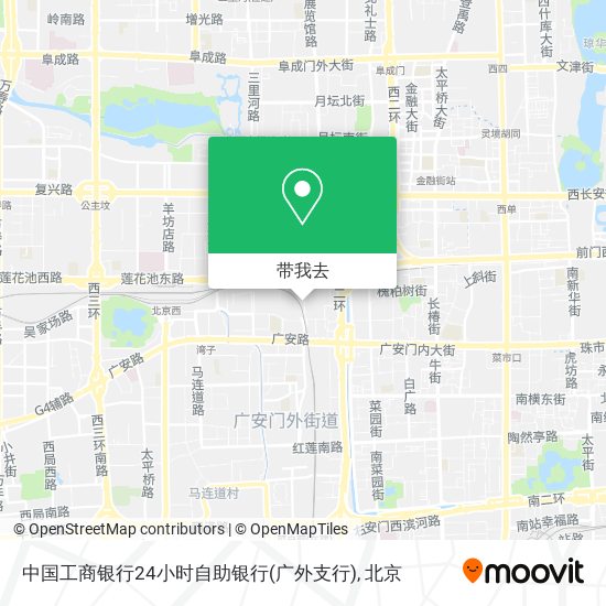 中国工商银行24小时自助银行(广外支行)地图