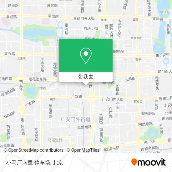 小马厂南里-停车场地图