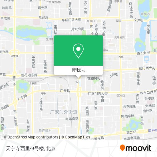 天宁寺西里-9号楼地图