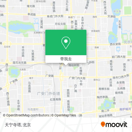 天宁寺塔地图