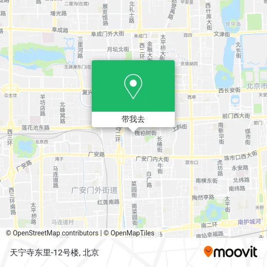天宁寺东里-12号楼地图
