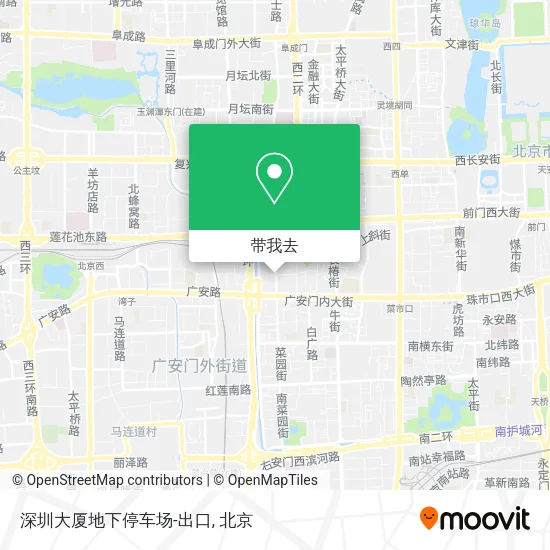 深圳大厦地下停车场-出口地图