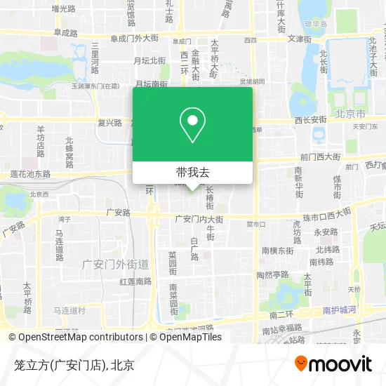 笼立方(广安门店)地图