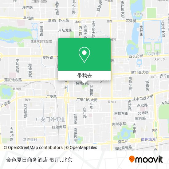 金色夏日商务酒店-歌厅地图