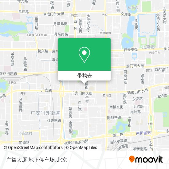 广益大厦-地下停车场地图