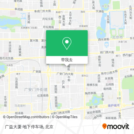 广益大厦-地下停车场地图