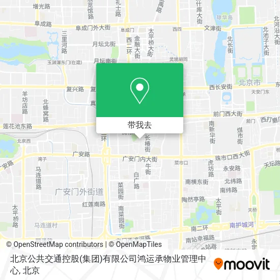 北京公共交通控股(集团)有限公司鸿运承物业管理中心地图