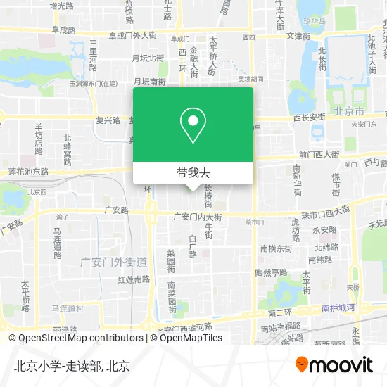 北京小学-走读部地图