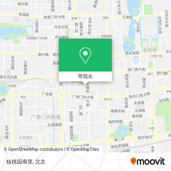 核桃园南里地图