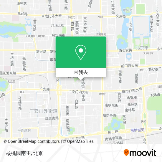 核桃园南里地图