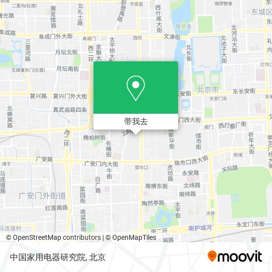 中国家用电器研究院地图