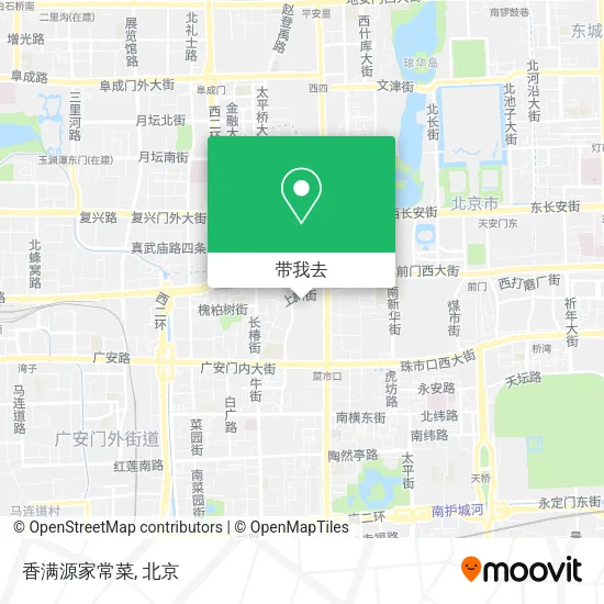 香满源家常菜地图