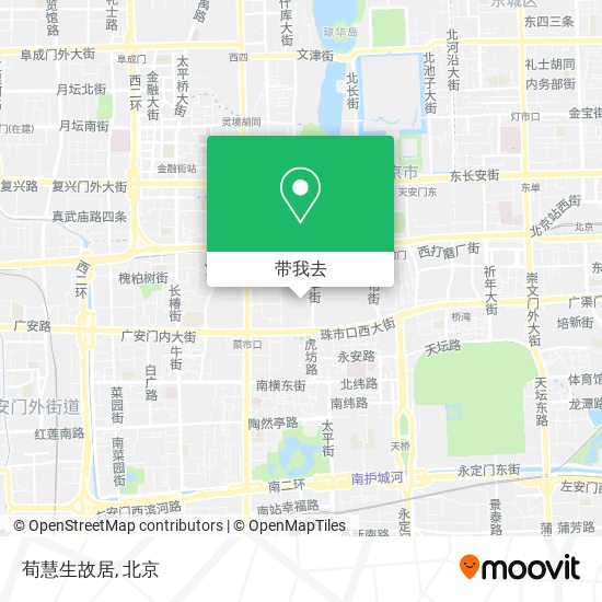 荀慧生故居地图