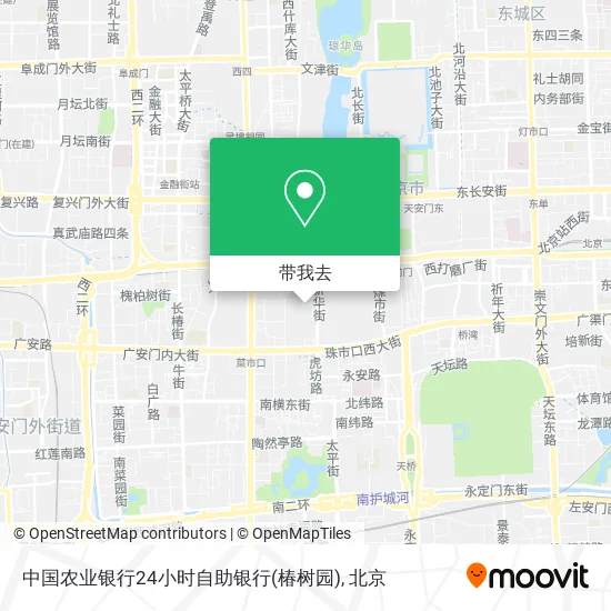 中国农业银行24小时自助银行(椿树园)地图