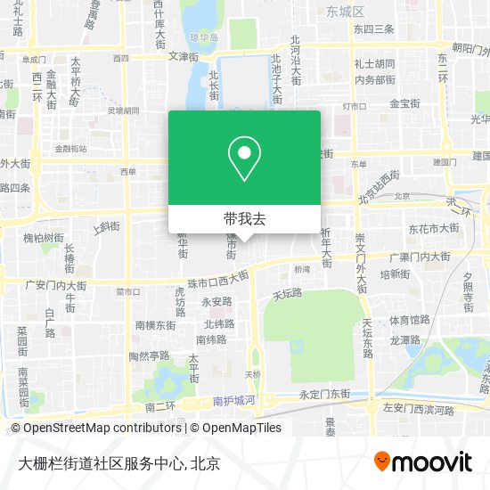 大栅栏街道社区服务中心地图