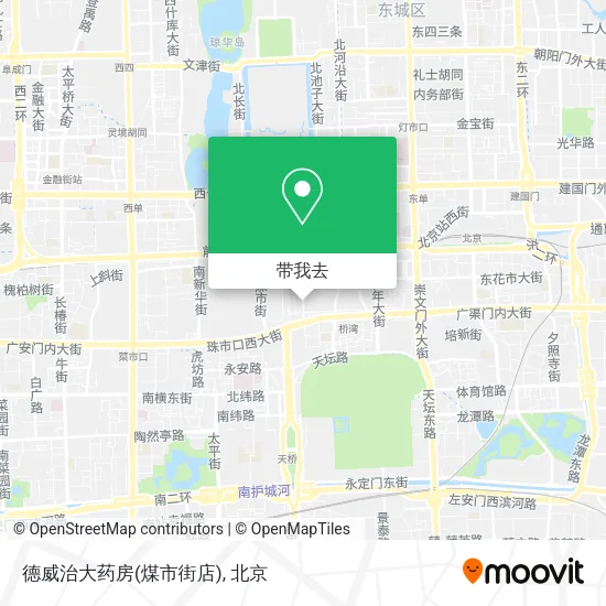 德威治大药房(煤市街店)地图