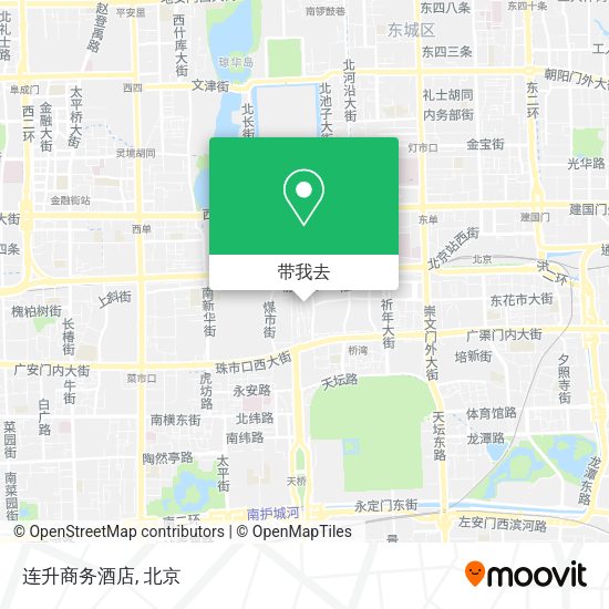 连升商务酒店地图