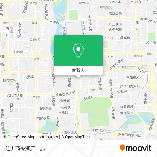 连升商务酒店地图