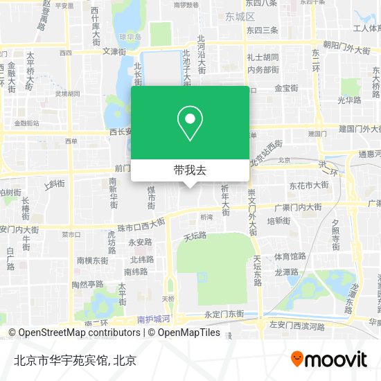 北京市华宇苑宾馆地图