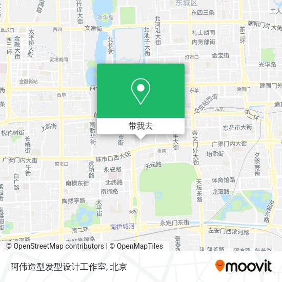 阿伟造型发型设计工作室地图