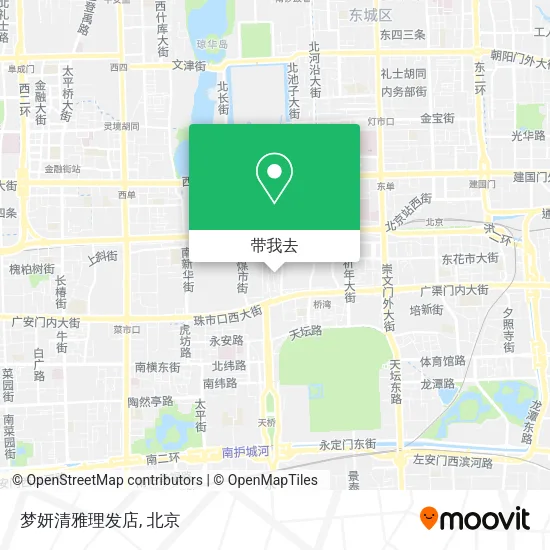 梦妍清雅理发店地图